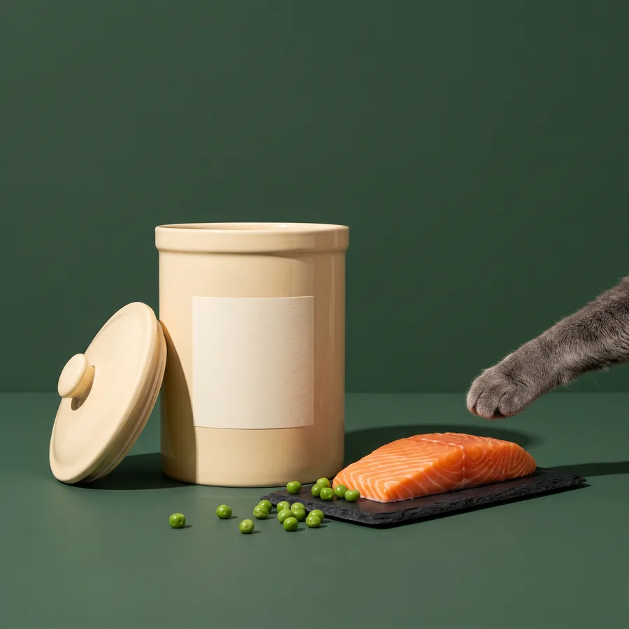 Salmon & Garden Pea